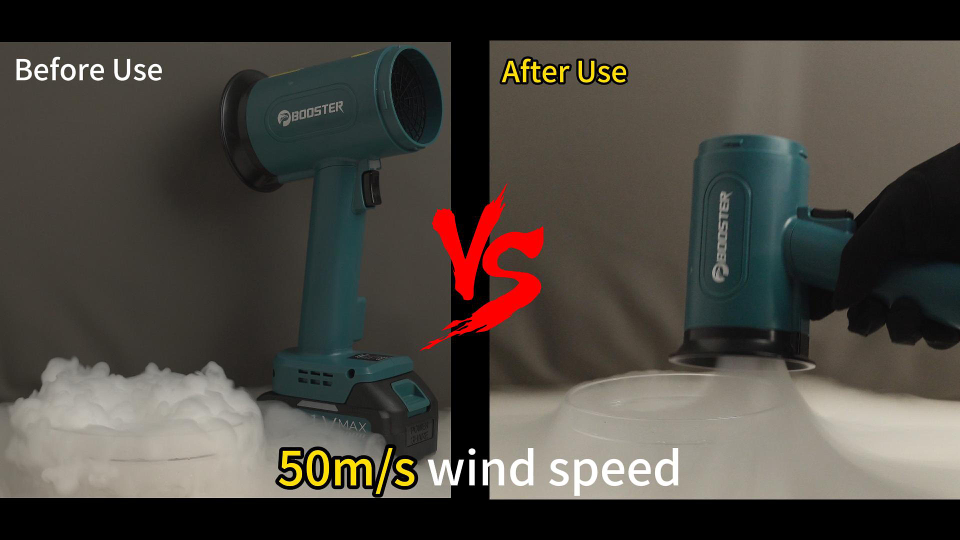 Oley Turbo Dryer Blower for Car, 4 Speeds & 2 Nozzles, 4000mAh